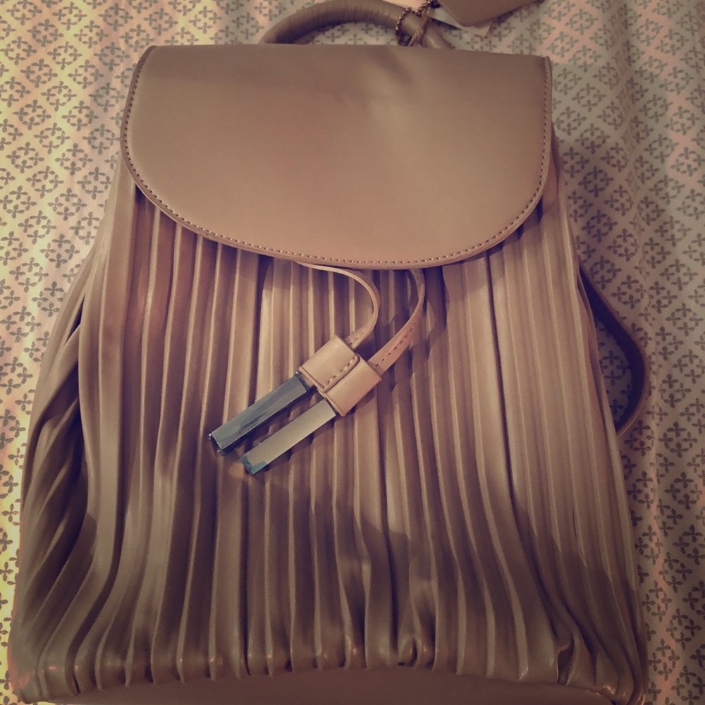 Small Vegan Leather Backpack